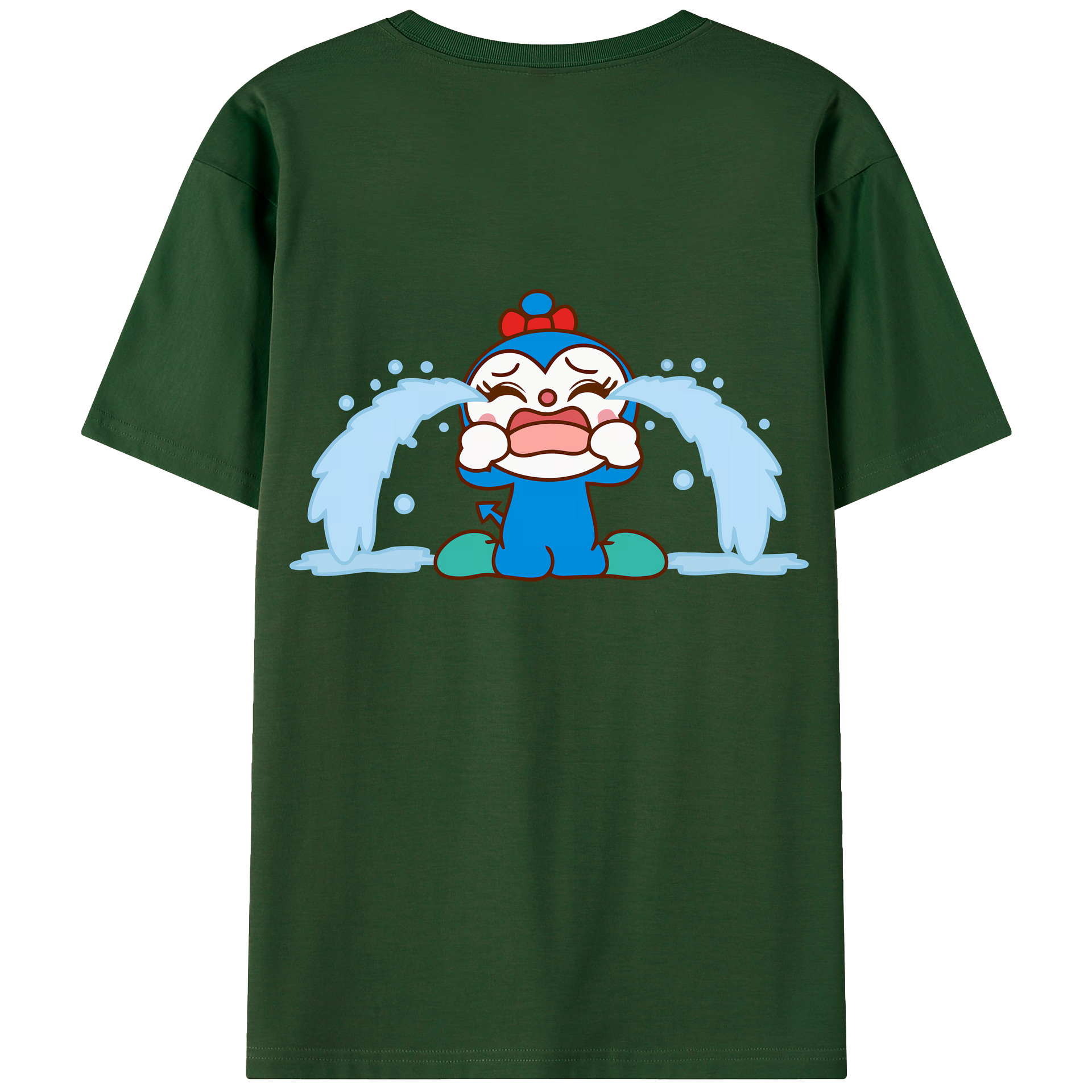 （画像用） アンパンマン Anpanman 綿100％半袖Tシャツ（背面プリント）